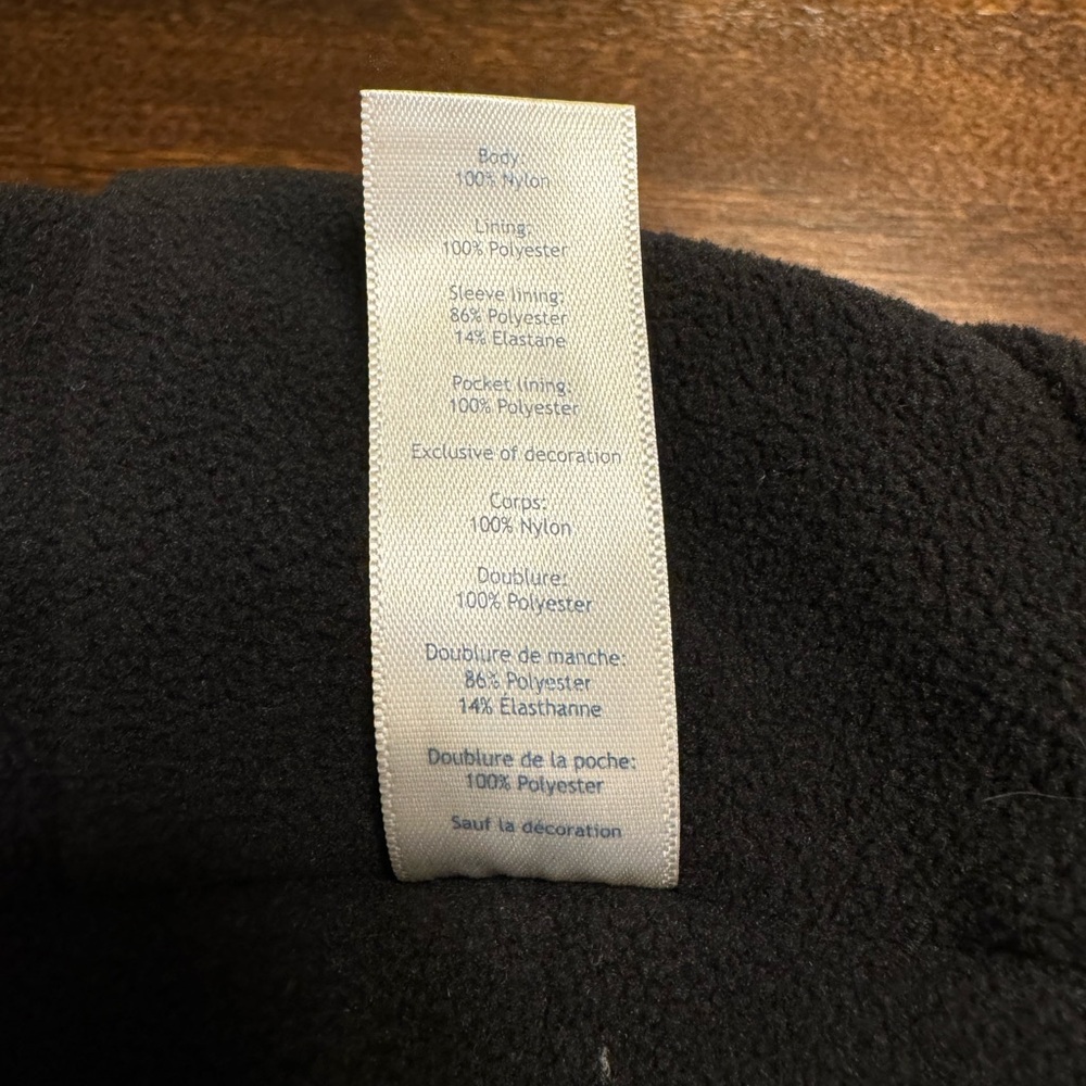 NWOT Ivivva by Lululemon Happy Rain Fleece Lined Jacket - black color - Picture 4 of 9